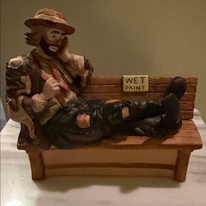 EMMETT KELLY JR FIGURINE VINTAGE 1980